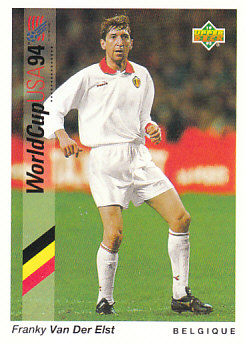 Franky Van Der Elst Belgium Upper Deck World Cup 1994 Preview Eng/Ger #8
